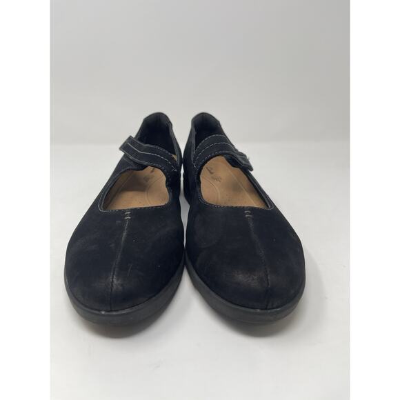 Clarks Tamzen Walk Women's Leather Cushioned Mary Jane Loafers 10M Black - Picture 2 of 10